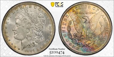 1884-O $1 MS65
