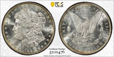 1885 $1 MS63