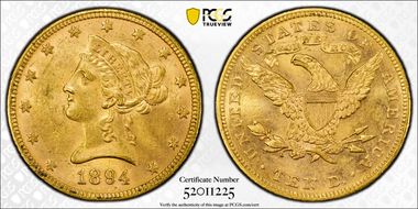 1894 $10 MS63