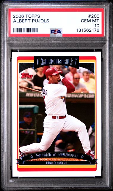 Topps Albert Pujols front