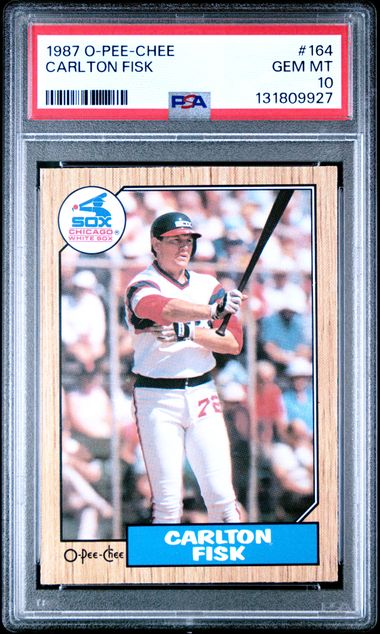 1987 Upper Deck O-Pee-Chee White #164 Carlton Fisk front