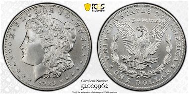 2023 $1 Morgan Dollar MS70