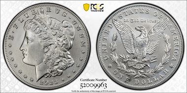 2023 $1 Morgan Dollar MS70