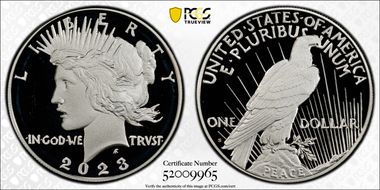 2023-S $1 Peace Dollar PR69DCAM