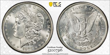 1878-S $1 MS64
