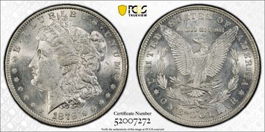 1879-O $1 AU58