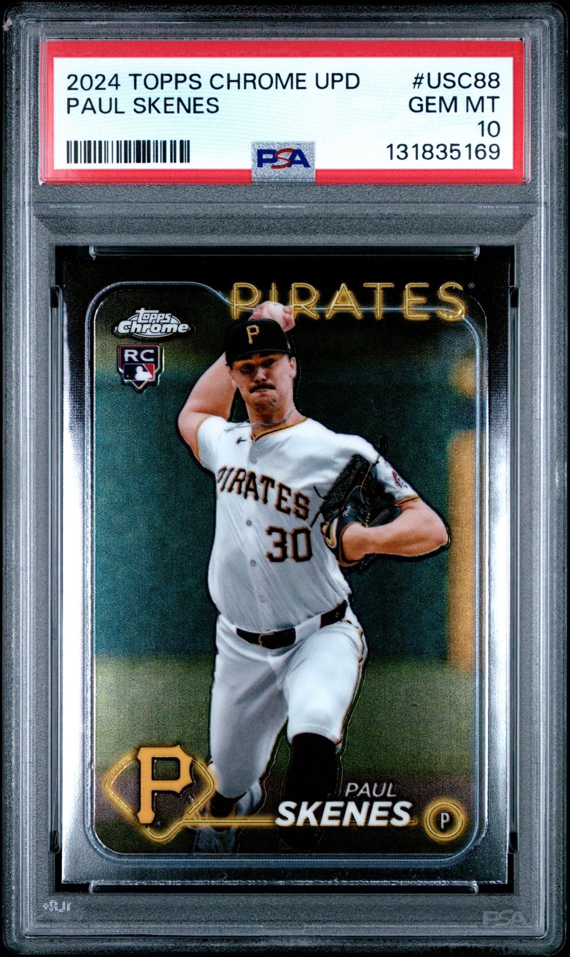 2024 Topps TOPPS CHROME UPDATE #USC88 Paul Skenes front