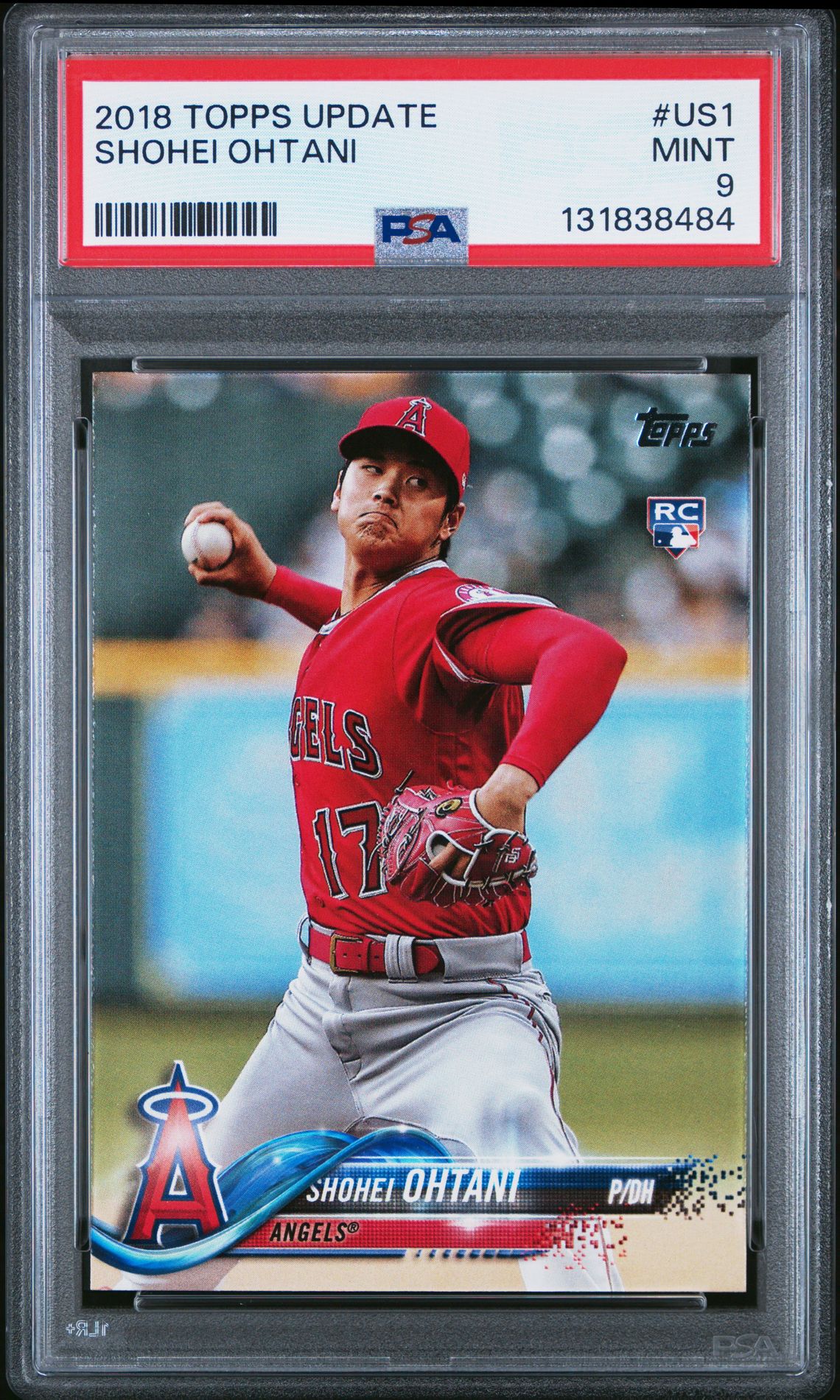 2018 Topps #US1 Shohei Ohtani front