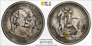 1900 $1 Lafayette N1