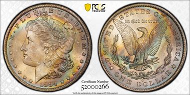 1884-O $1 MS64
