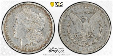 1879-S $1 VAM 56, Rev. of 1878 N1