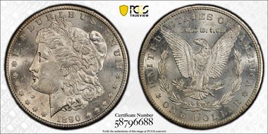 1890-CC $1 MS63