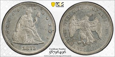 1875 20C AU53