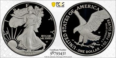2023-W $1 Silver Eagle PR69DCAM