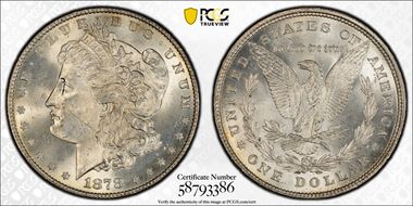 1878 8TF $1 MS64