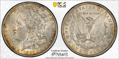 1897-O $1 AU55