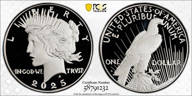 2025-S $1 Peace Dollar First Strike PR70DCAM