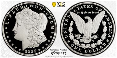 2025-S $1 Morgan Dollar First Strike PR70DCAM