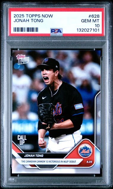 2025 Topps Topps Now #628 Jonah Tong Call-Up front