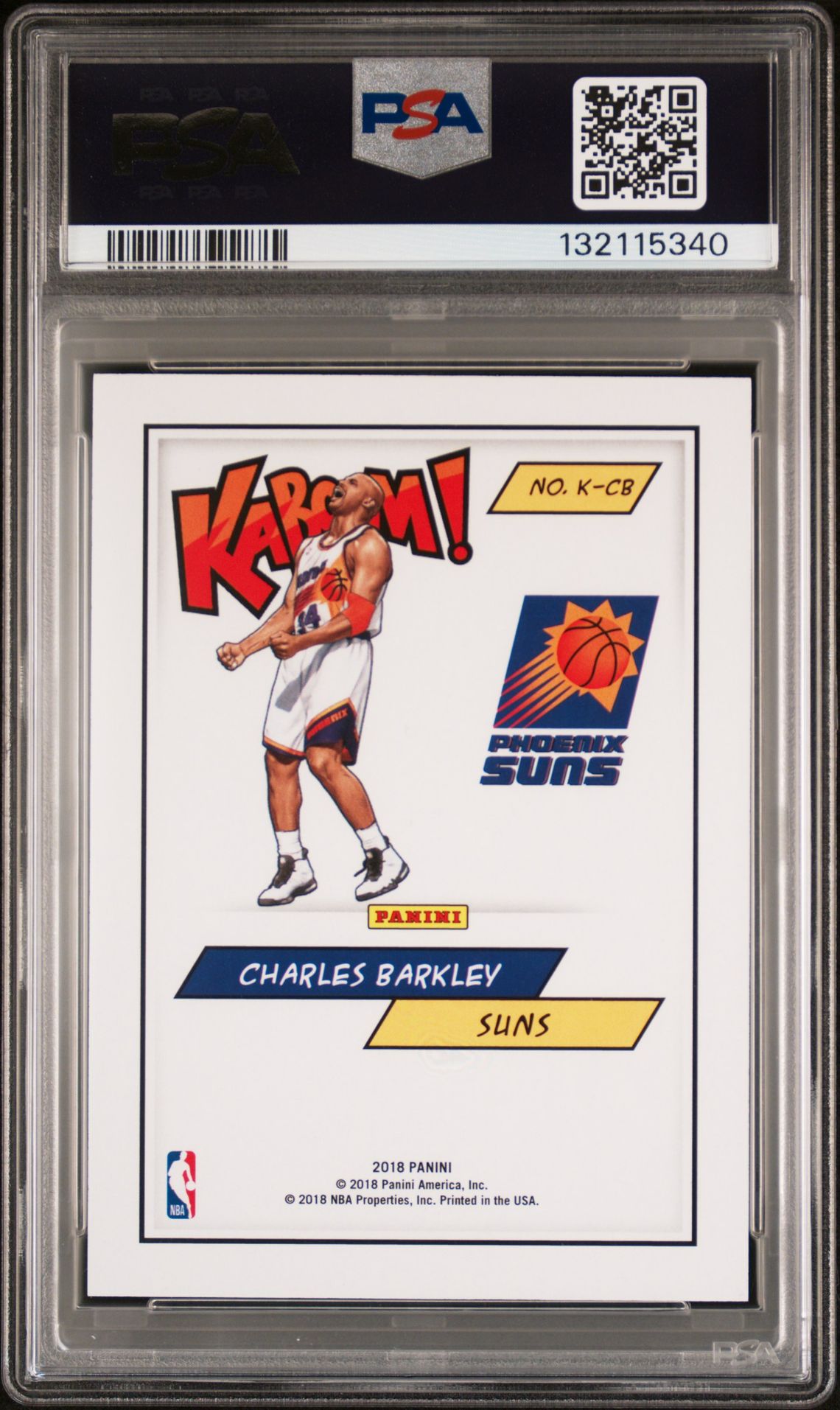 2018 Panini Kaboom! Charles Barkley #Cb Mint 9 back