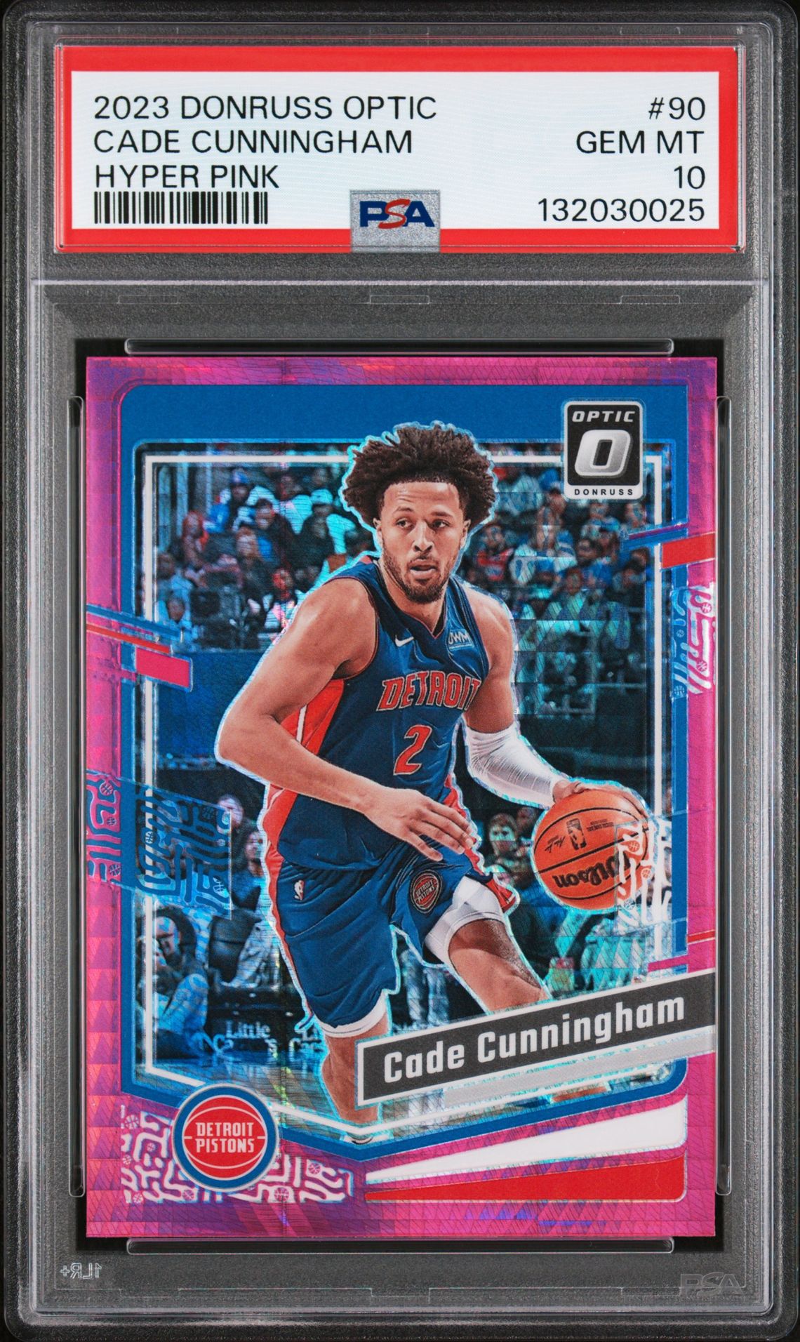 2023 Panini PANINI DONRUSS OPTIC HYPER PINK #90 Cade Cunningham front