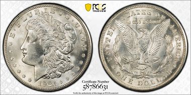 1921-D $1 MS63