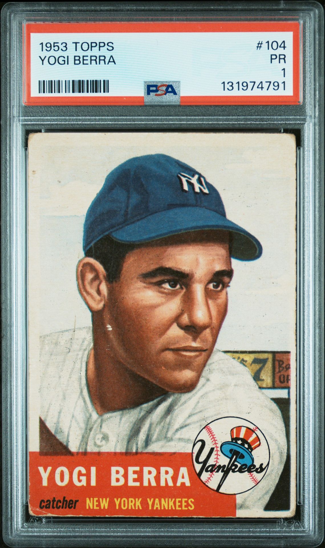 1953 Topps TOPPS #104 Yogi Berra front