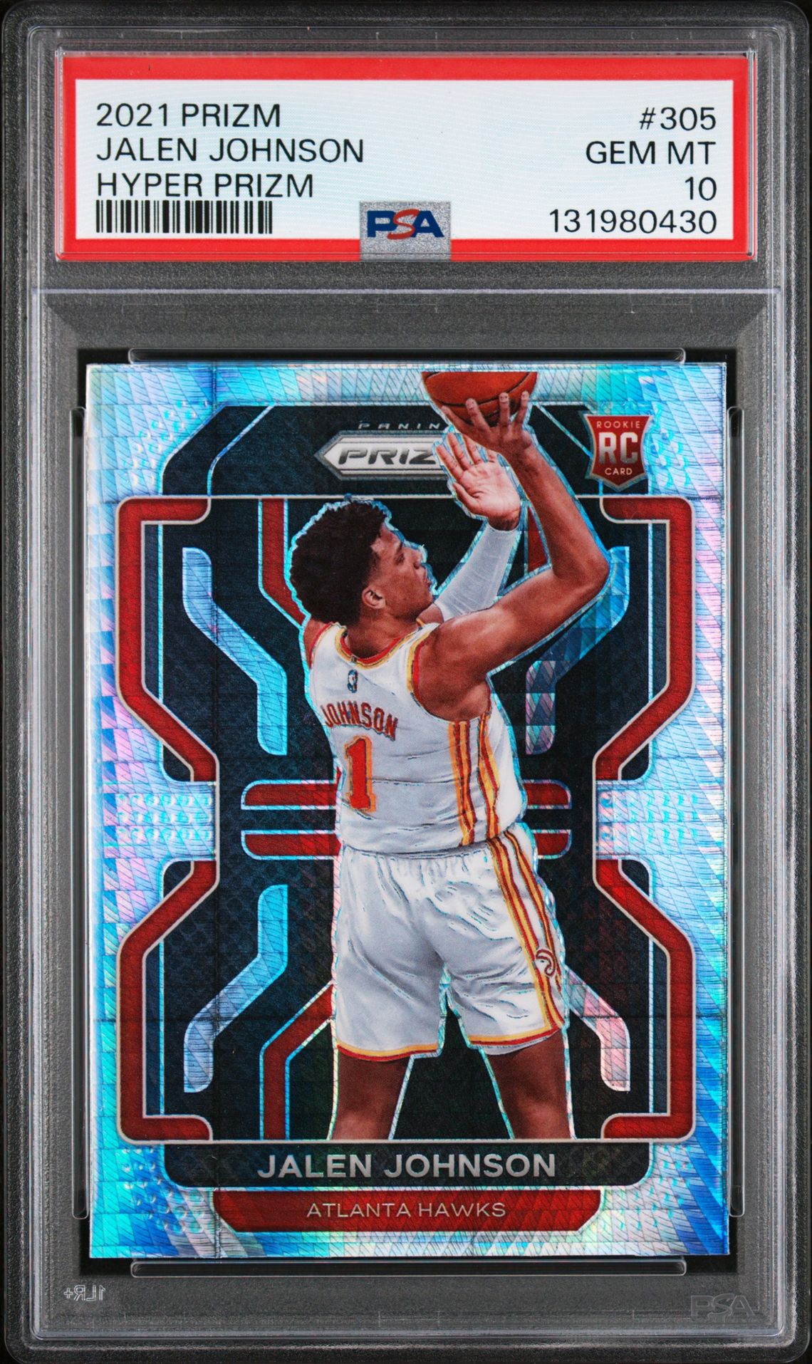 2021 Panini PANINI PRIZM PINK ICE #305 Jalen Johnson front