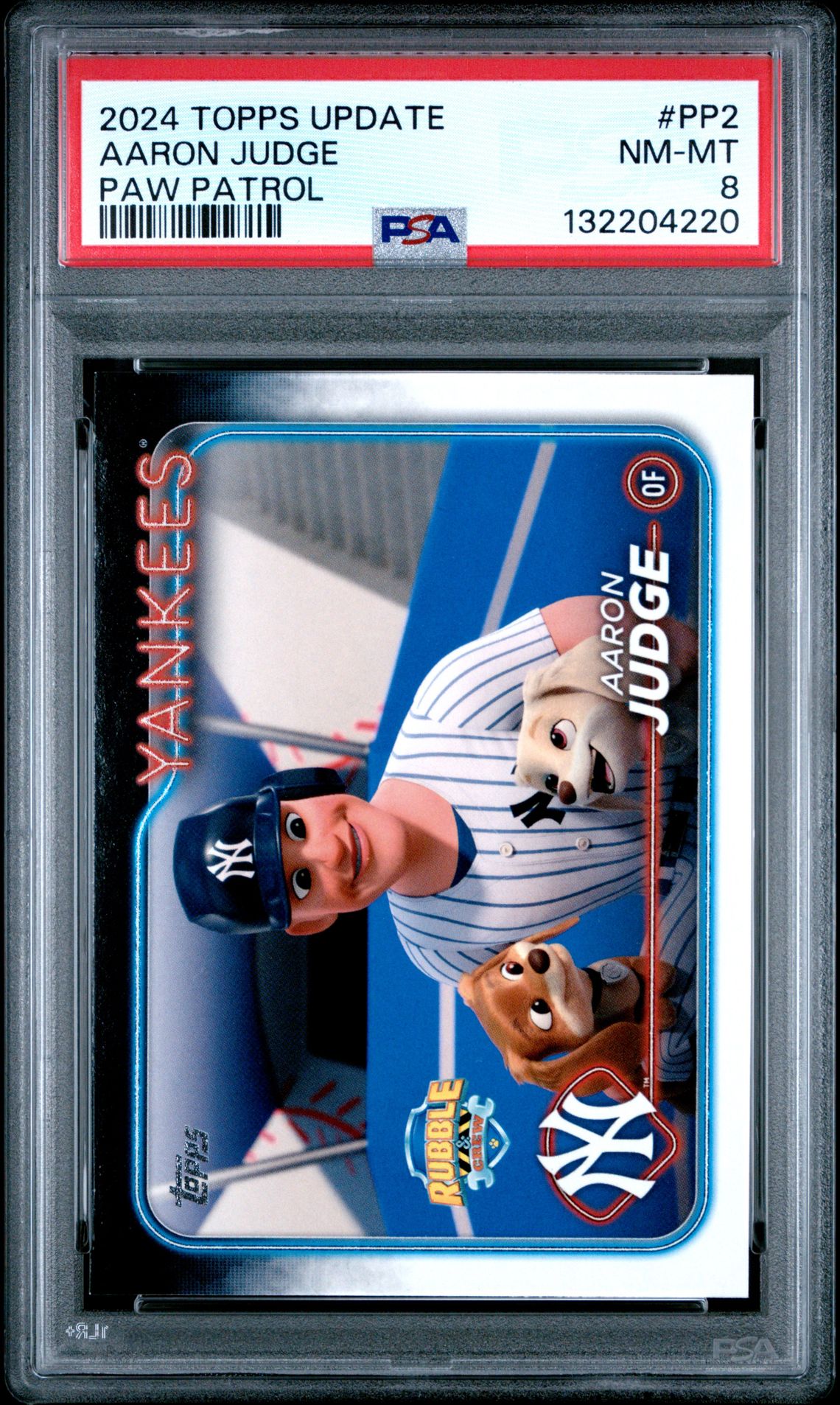 2024 Topps Update Paw Patrol Aaron Judge #Pp2 Nm-Mt 8 front