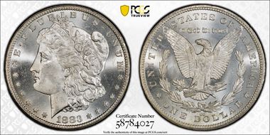 1883-CC $1 MS64
