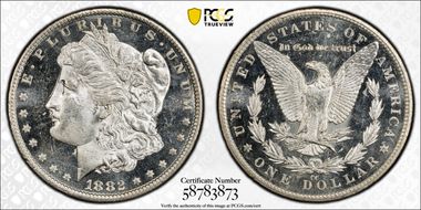 1882-CC $1 MS64DMPL