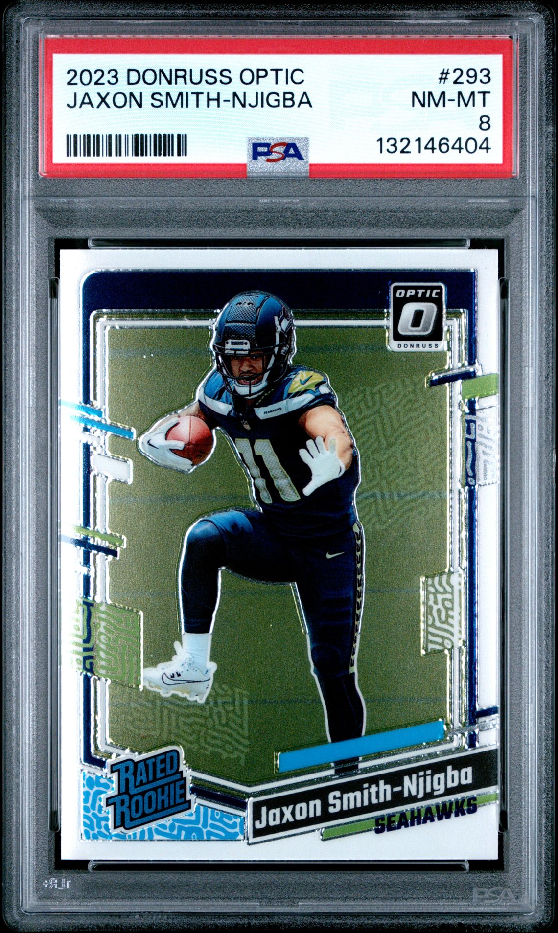 2023 Panini Donruss Optic Jaxon Smith-Njigba #293 Nm-Mt 8 front