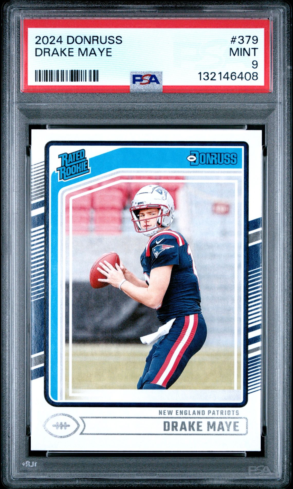 2024 Panini Donruss Drake Maye #379 Mint 9 front