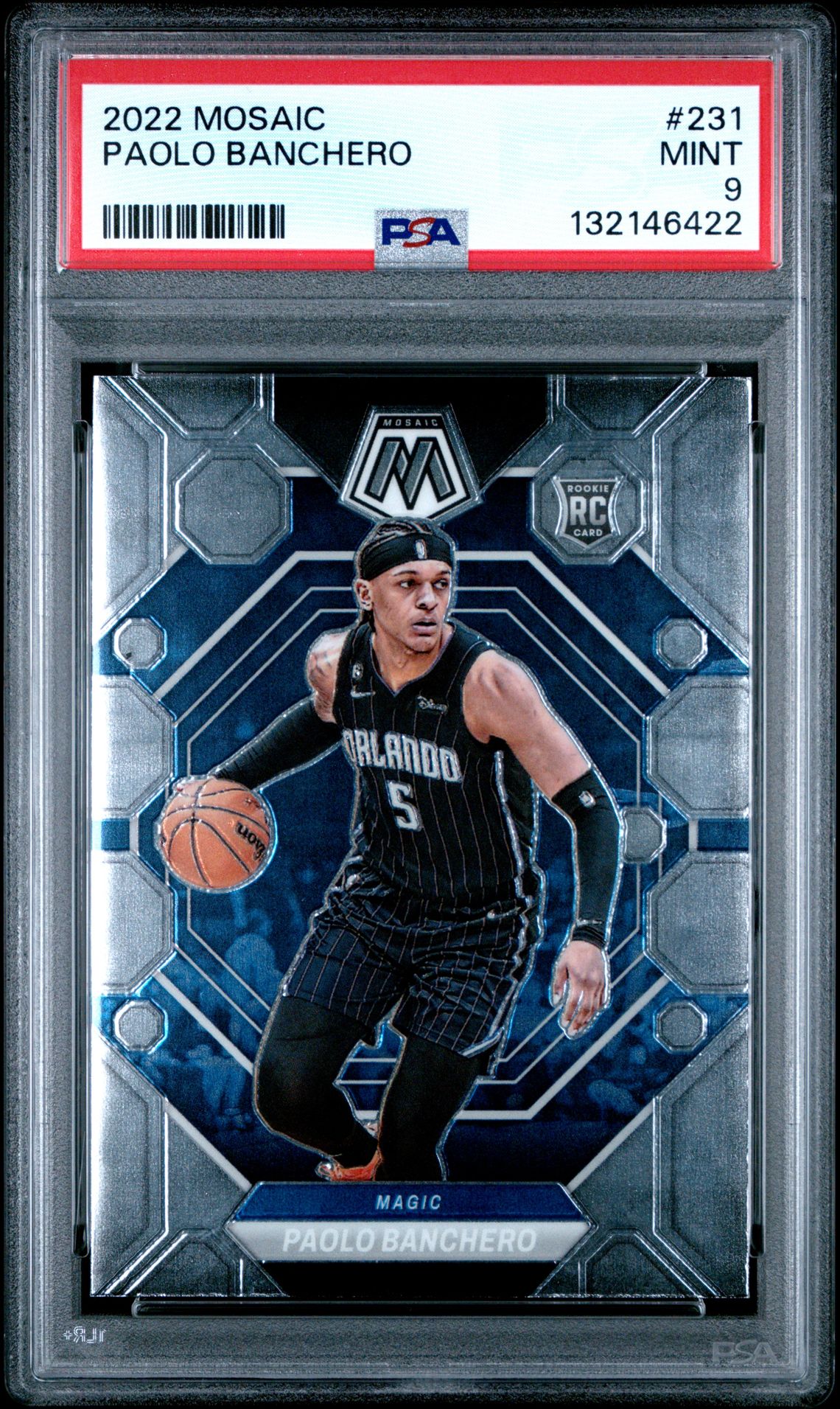 2022 Panini Mosaic Paolo Banchero #231 Mint 9 front