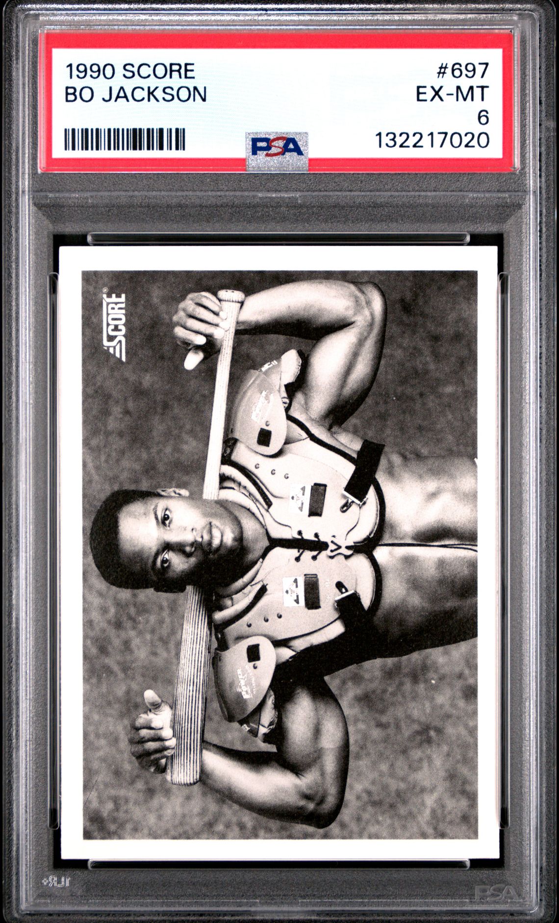 1990 Score Bo Jackson #697 Ex-Mt 6 front