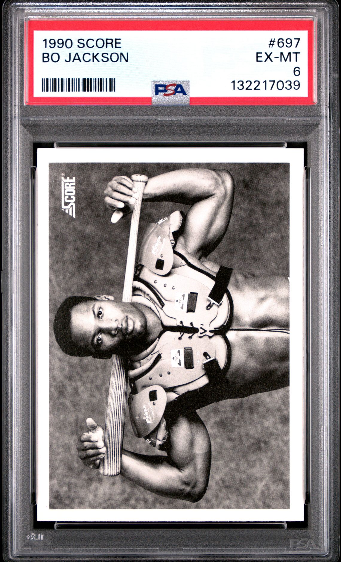 1990 Score Bo Jackson #697 Ex-Mt 6 front