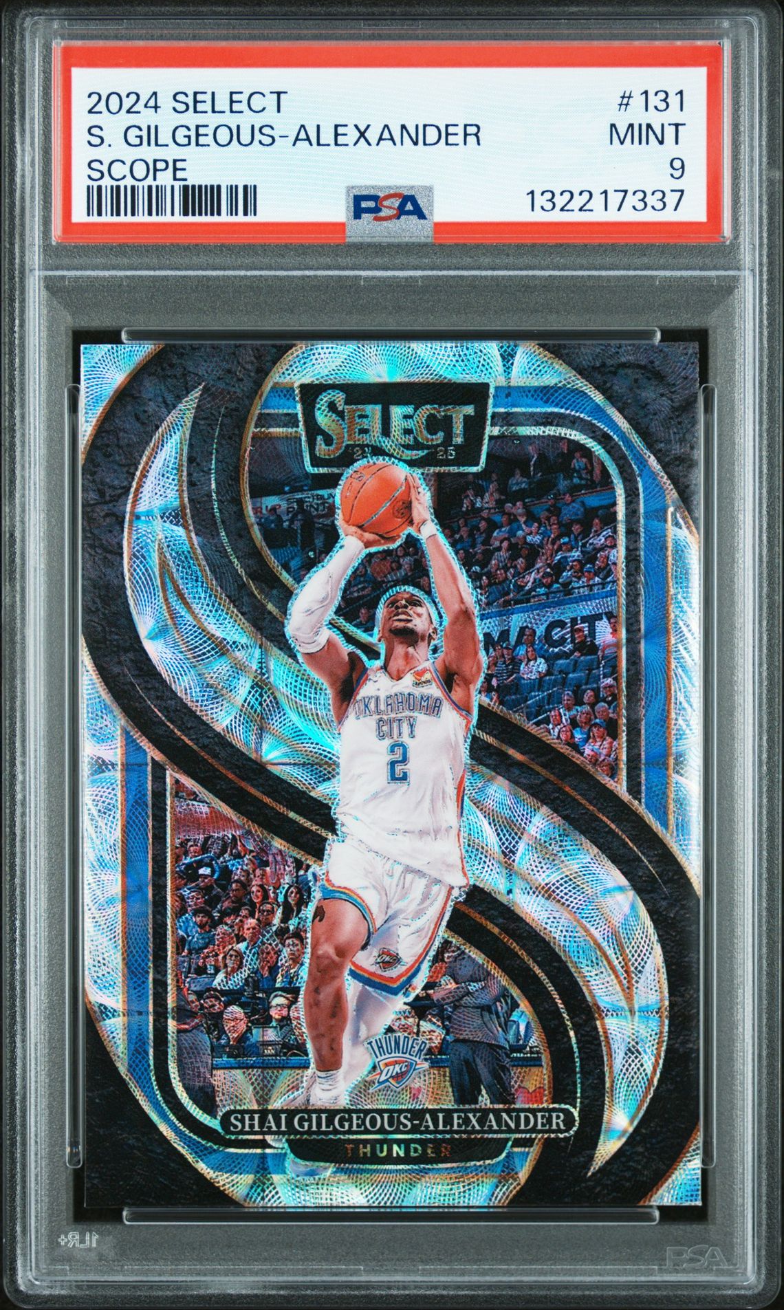 2024 Panini Select S. Gilgeous-Alexander #131 (Scope) Mint 9 front