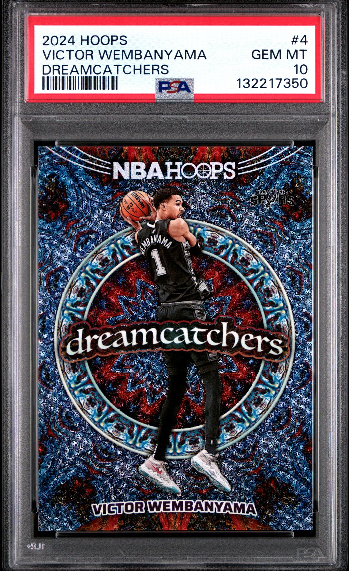 2024 Panini Nba Hoops Dreamcatchers Victor Wembanyama #4 Gem Mt 10 front