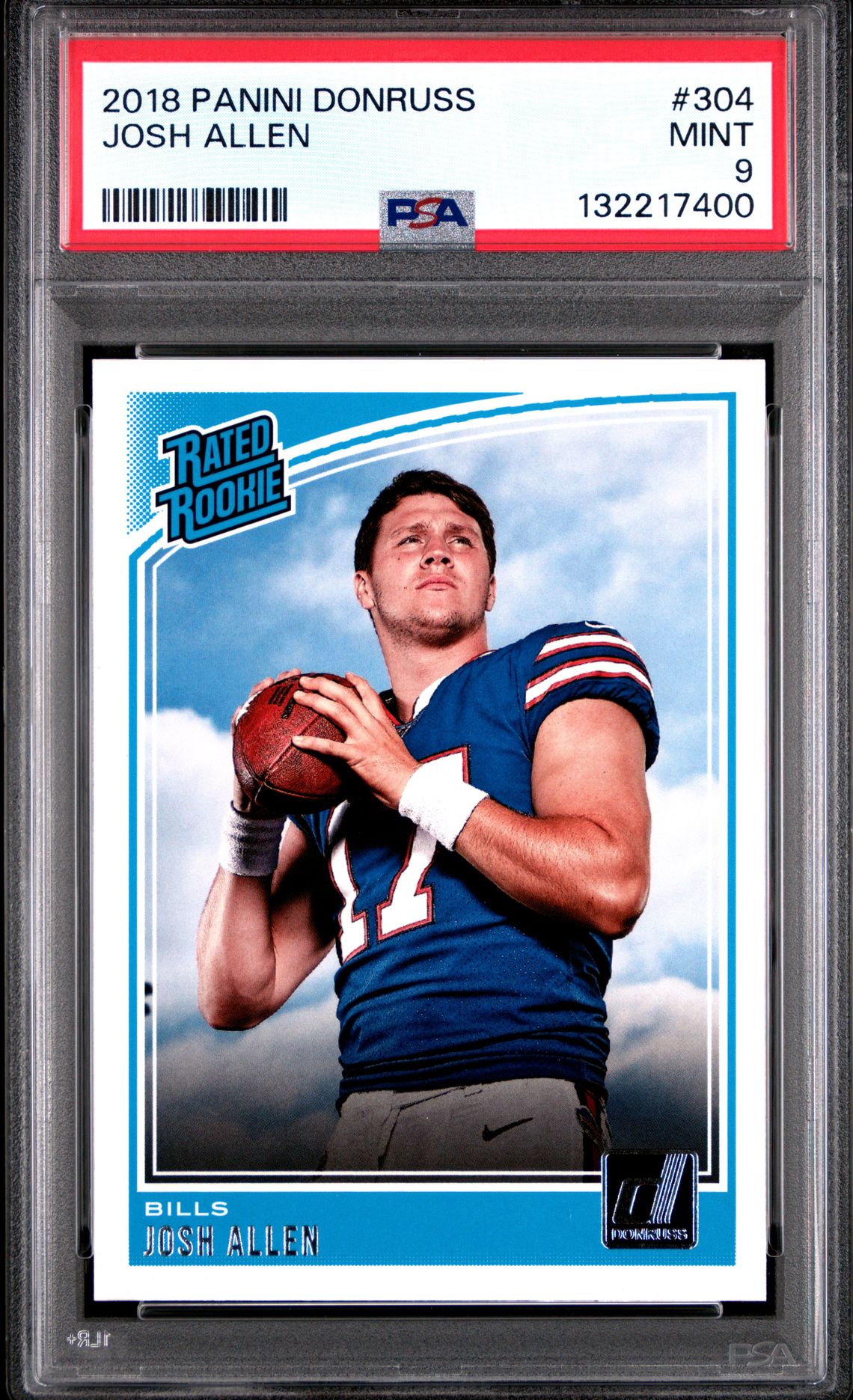 2018 Panini Donruss Josh Allen #304 Mint 9 front