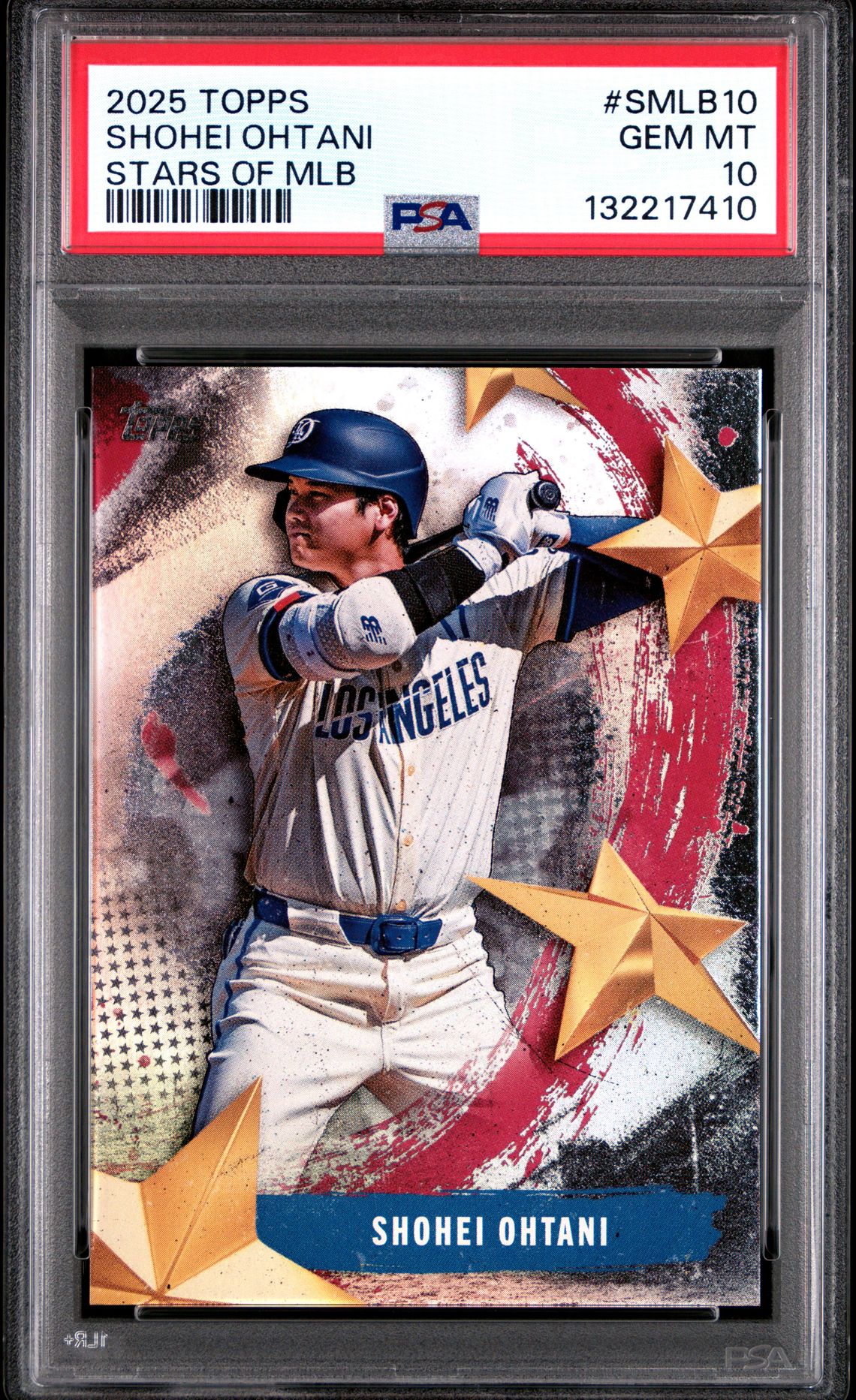 2025 Topps Stars Of Mlb Shohei Ohtani #Smlb10 Gem Mt 10 front