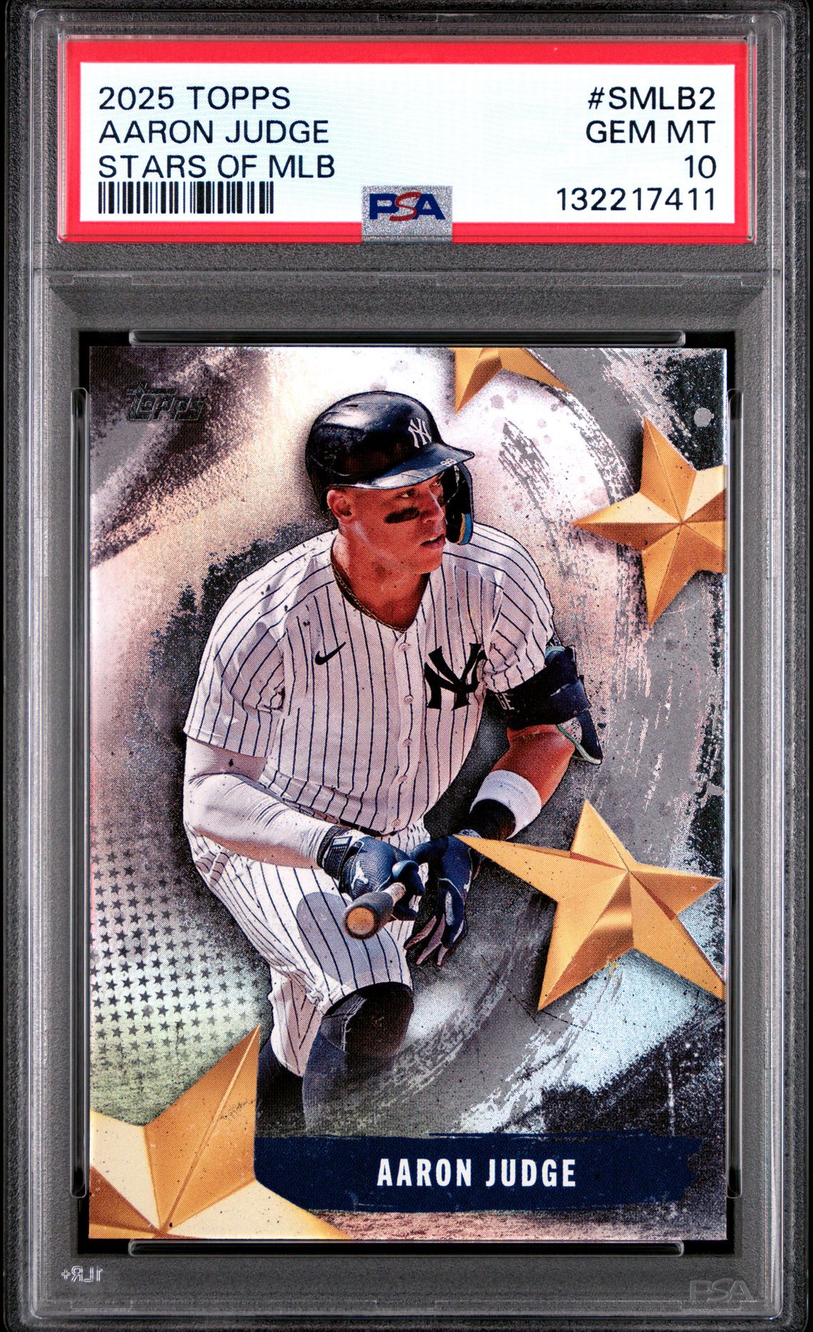 2025 Topps Stars Of Mlb Aaron Judge #Smlb2 Gem Mt 10 front