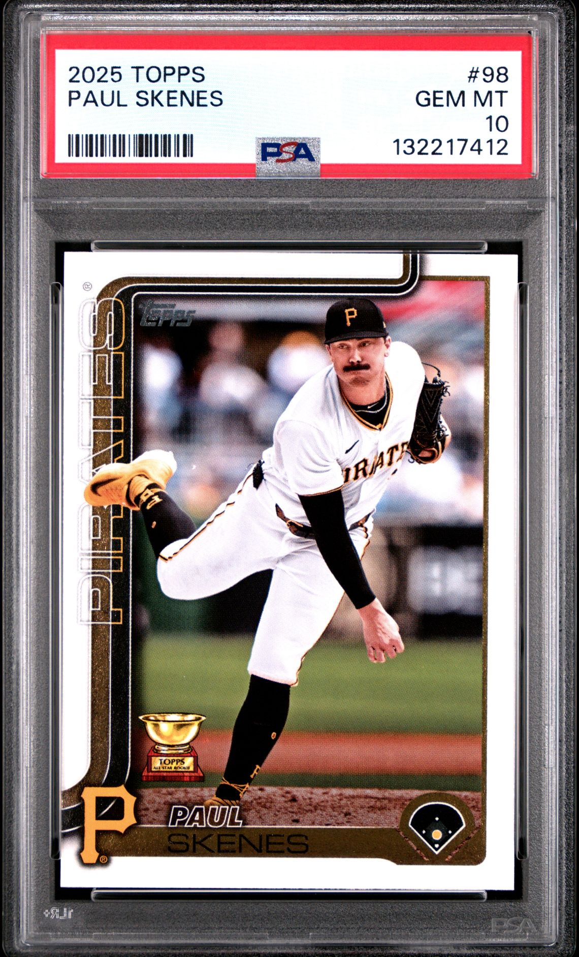 2025 Topps Paul Skenes #98 Gem Mt 10 front