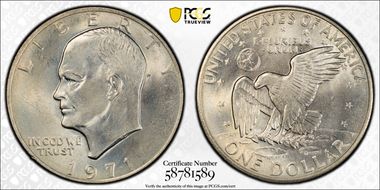 1971 $1 MS66