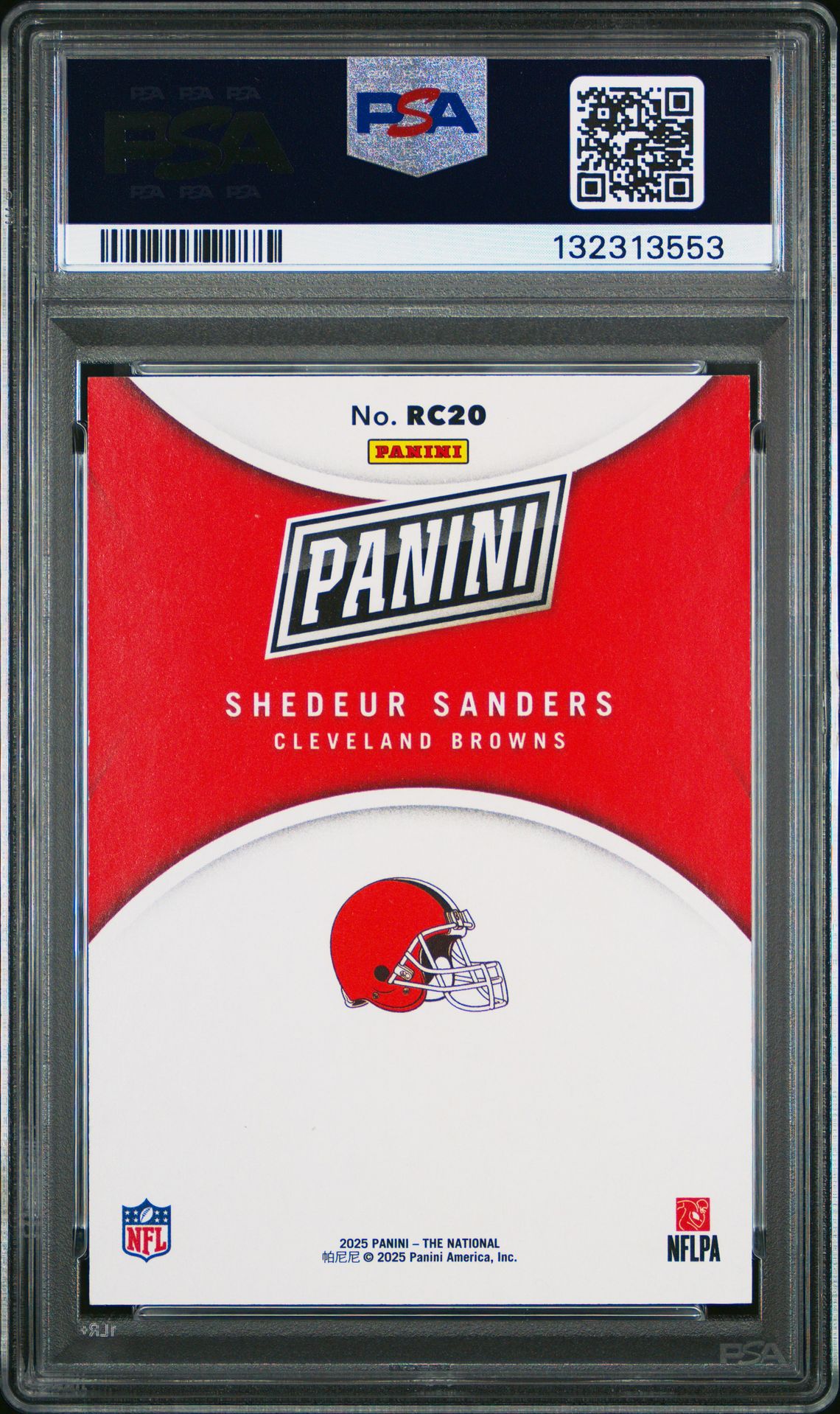 2025 Panini National Sports Collectors Convention Silver Pack Rookies Shedeur Sanders #20 Nm-Mt 8 back