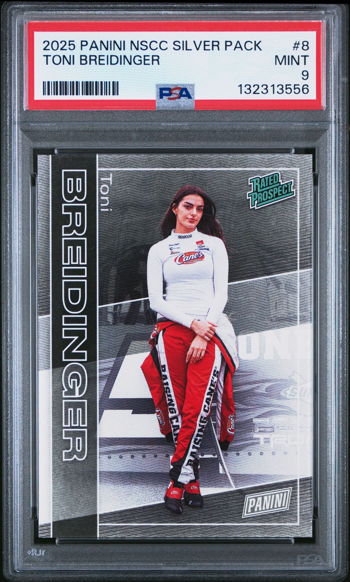2025 Panini National Sports Collectors Convention Silver Pack Toni Breidinger #8 Mint 9 front