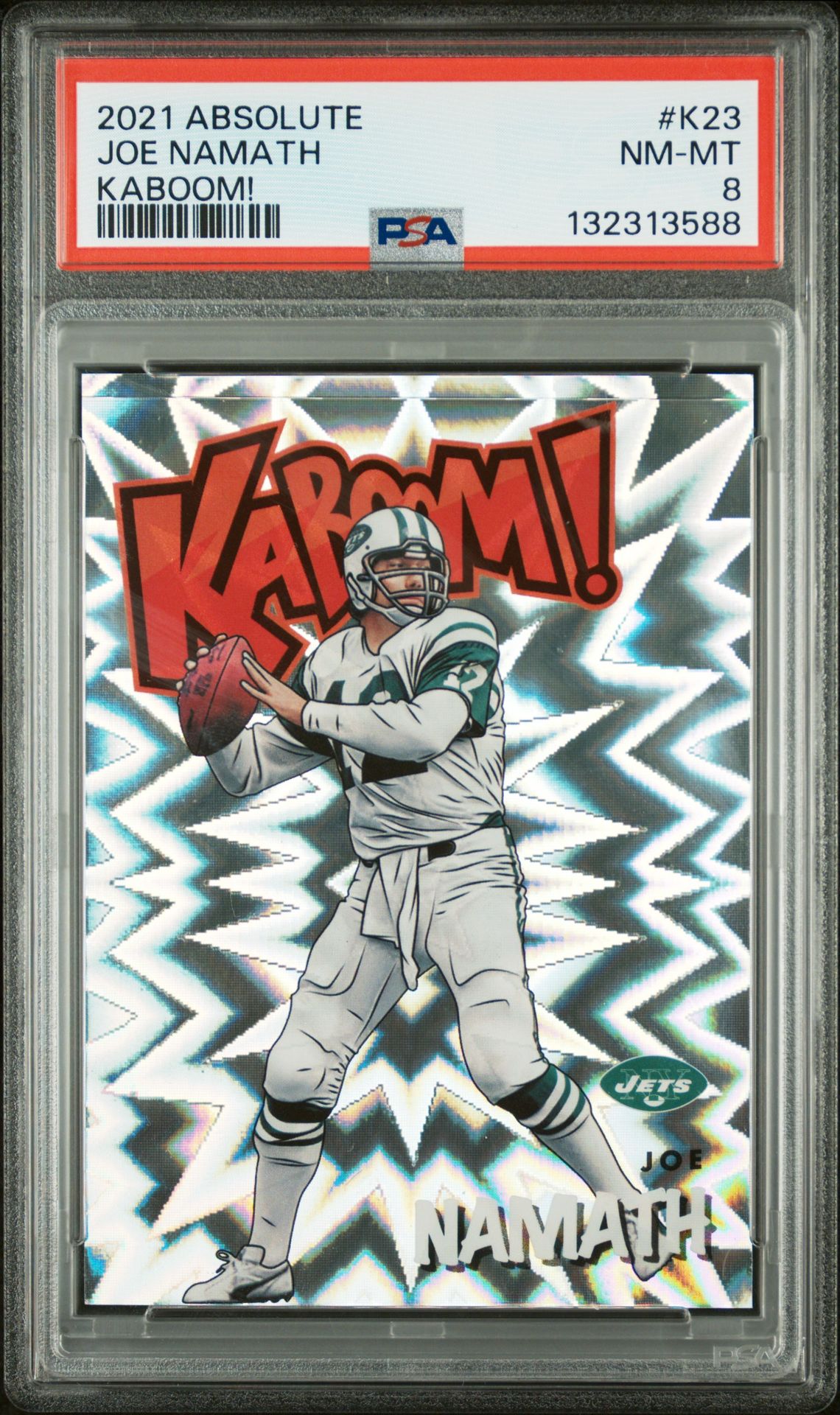 2021 Panini Absolute Kaboom! Joe Namath #K23 (Kaboom!) Nm-Mt 8 front