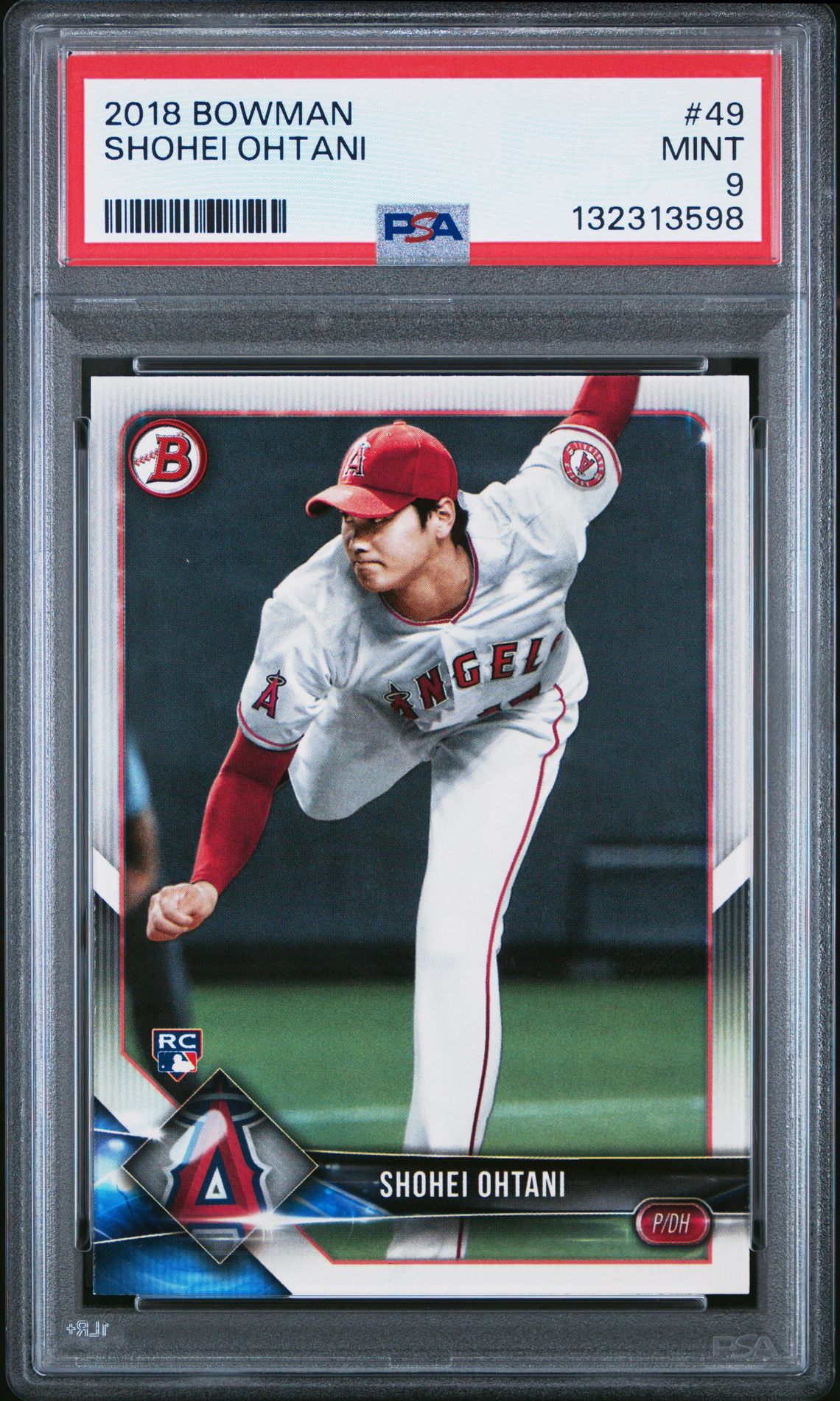 2018 Bowman Shohei Ohtani #49 Mint 9 front