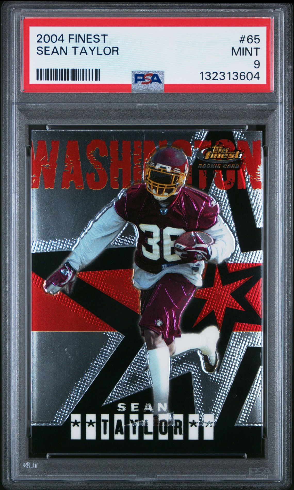 2004 Finest Sean Taylor #65 Mint 9 front