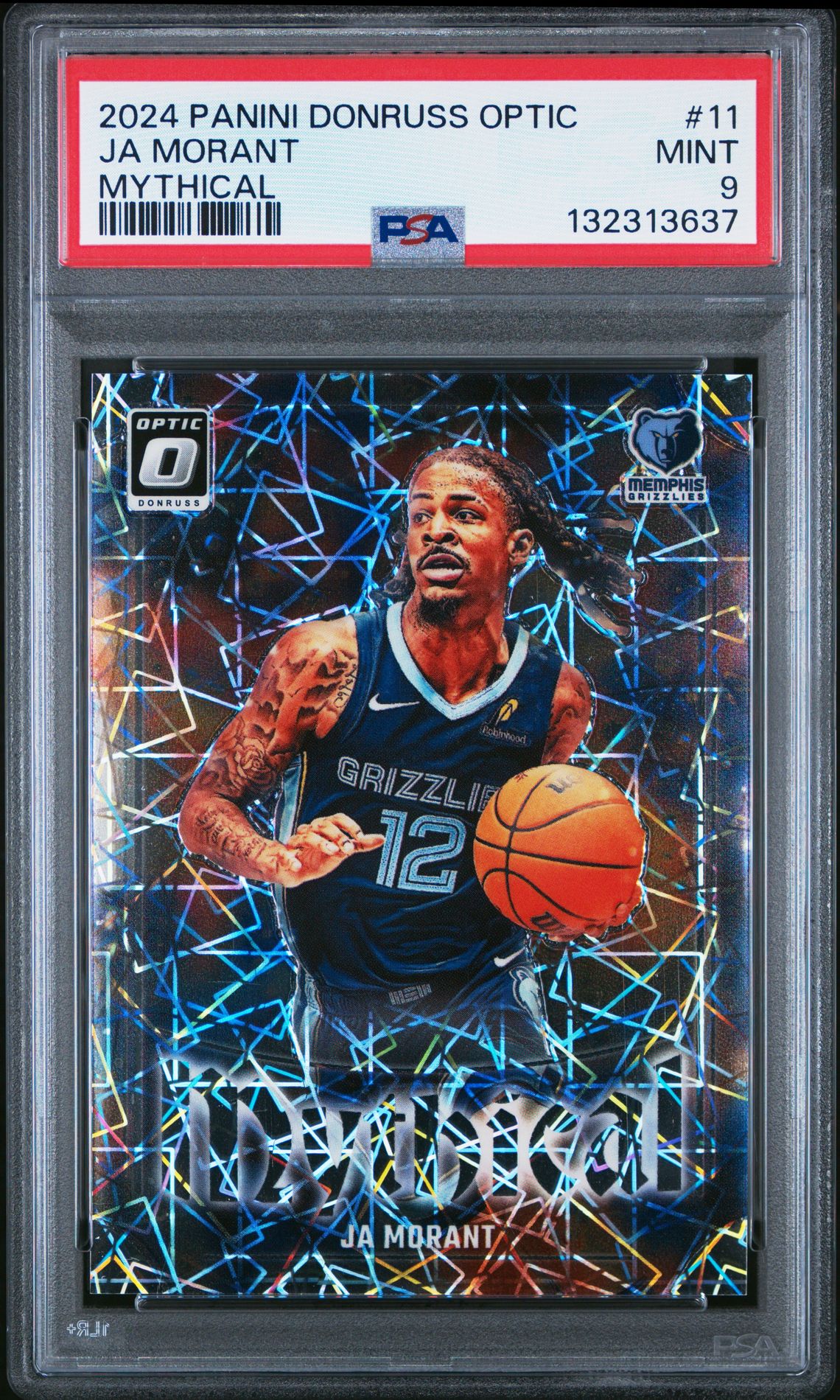 2024 Panini Donruss Optic Mythical Ja Morant #11 Mint 9 front
