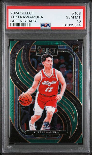2024 Panini Select Green #168 Yukikawamura front